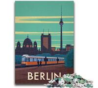 Puzzle da viaggio di Berlino, Germania, 1000 pezzi, per adulti, regali, difficili e stimolanti, ideali come regalo per tutta la famiglia, 1000 pezzi (50x75cm)