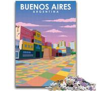 Puzzle da viaggio di Buenos Aires per adulti, 2000 pezzi, regalo di compleanno per ammazzare il tempo durante le vacanze, regali, arte murale per 14+ anni, 2000 pezzi (70x100cm)