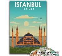 Puzzle da viaggio di Istanbul, Turchia, 1000 pezzi, per adolescenti, regali, gioco per famiglie, antistress, sfida difficile, fantastici regali e giocattoli, 1000 pezzi (50x75cm)