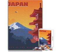 Puzzle da viaggio di Tokyo, Giappone, per adolescenti, 1000 pezzi, gioco educativo per la concentrazione mentale, idea regalo speciale commovente, dimensioni 38x26cm