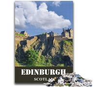 Puzzle da viaggio per adulti di Edimburgo, Scozia, 2000 pezzi, regalo di compleanno per ammazzare il tempo durante le vacanze, regali, decorazioni murali per 14+ anni, 2000 pezzi (70x100cm)