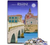 Puzzle da viaggio Rimini Italia 1000 pezzi per adulti, aiuta il cervello a esercitare giocattoli avvincenti per coltivare la pazienza gioco di sfida unico 2000 pezzi (70x100cm)