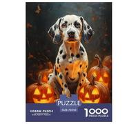 Puzzle DALMATIAN Da 1000 Pezzi Per Adulti,Jack-o'-lantern Gioco Diabilità Impossibile Puzzle Pittura Giochi Rilassamento E Intelligenza Regalo Per Amore E Amico 70x50cm/1000pcs