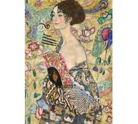 Puzzle da 1000 Pezzi Art Collection Klimt Dama col Ventaglio
