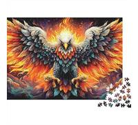 Puzzle d'aquila divino della fiamma 1000 pezzi Puzzle del Regno Segreto di Nebulosa Gioco stimolante Imparare Divertimento Cartone Riciclato 100% per Adulti e Adolescenti 38x26cm/1000 pezzi