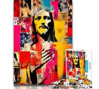 Puzzle d'arte cristiana per adulti da 1000 pezzi, ideale come regalo per tutta la famiglia, dai 14 anni in su, 50x75cm
