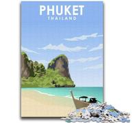Puzzle d'arte da viaggio di Phuket, Thailandia, 2000 pezzi per adulti e adolescenti, antistress, per trascorrere il tempo in casa, per migliorare l'amore tra coppie, 2000 pezzi (70x100cm)