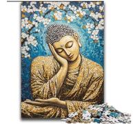 Puzzle d'arte del Buddha addormentato da 2000 pezzi per adulti, gioco stimolante e gioco per famiglie, regalo di compleanno, regali, arte murale (70x100cm)
