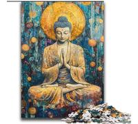 Puzzle d'arte del Buddha addormentato per adulti, 2000 pezzi, adatto per bambini dai 14 anni in su, decorazione da parete, regalo di compleanno (70x100cm)
