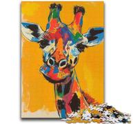 Puzzle d'arte della giraffa per adolescenti, puzzle da 2000 pezzi, giochi educativi, decorazioni per la casa, ideali come regalo per tutta la famiglia (70X100cm)