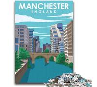 Puzzle d'arte di Manchester, Inghilterra, 2000 pezzi per adolescenti, adatti dai 14 anni in su Divertimento in famiglia È ideale come regalo per tutta la famiglia 2000 pezzi (70x100cm)