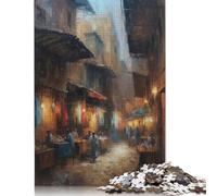 Puzzle d'arte fai da te Marrakech Marocco Puzzle rettangolare in carta per regalo di compleanno per bambini o bambine 1000 pezzi (75x50 cm)