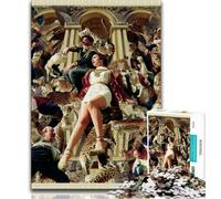 Puzzle d'arte psichedelica per adolescenti, puzzle da 1000 pezzi per adolescenti, aiuta il cervello a esercitare i giocattoli avvincenti per coltivare la pazienza, un'opera d'arte (50x75cm)