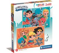 Puzzle DC Super Friends 2x60 pezzi di Clementoni