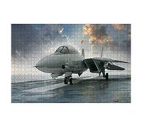 Puzzle De 1000 Pièces F 14 Tomcat Fighter Jet Aviation Aerei Militari E Immagini Puzzle Quadri Festa Aziendale Puzzle Per Adulti Intelligence Educativo Puzzle