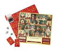 Puzzle De L' Pour Noël - 1000 Pièces Père & Bonhomme | De Neige Puzzle Festif D’Hiver Pour Adultes, Et Activité Familiale Et Cadeau De Noël Décoratif Pour La Maison