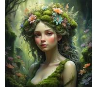 Puzzle Dea della natura, puzzle 35 pezzi per Adulti e Ragazzi 12x12inch, Intrattenimento Creativo, Sfide Divertenti, Bellissimi Regali per Gli Amanti dei Puzzles, puzzles Decorazione per Casa