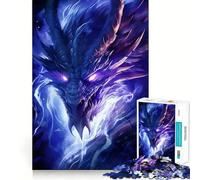 Puzzle decorativo Anno del Drago da 1000 pezzi,gioco cognitivo divertente,struttura ad incastro precisa,attività per rafforzare i legami affettivi con i propri cari (50x75cm)