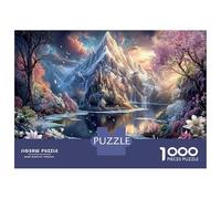 Puzzle decorativo da 1000 pezzi Regno Fantastico Etereo, scenario magico, gioco educativo stimolante per adulti dai 14 anni in su, 52x38cm