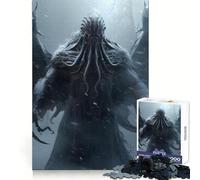 Puzzle decorativo invernale a tema Cthulhu per adolescenti, 1000 pezzi, stimolante per la mente, leggero, distraente, ad incastro, ideale per le vacanze (38x26cm)