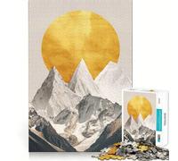 Puzzle decorativo Nature Gold da 1000 pezzi per adolescenti, ideale per rafforzare la memoria, perfetto per la casa e il tempo libero, con bordi puliti e un regalo prezioso (50x75cm)