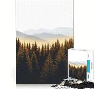 Puzzle decorativo Nature Gold per adolescenti, 1000 pezzi, gioco mentale, svago divertente, taglio di alta qualità, regalo pensato con cura (38x26cm)