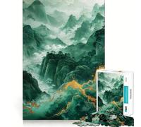 Puzzle decorativo Nature Gold per adulti, 1000 pezzi, gioco di abilità mentale, assemblaggio lento, regalo delizioso (38x26cm)