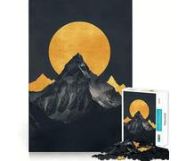Puzzle decorativo Nature Gold per ragazzi, 1000 pezzi, gioco di logica, rilassante e divertente, opera d'arte da collezione (38x52cm)