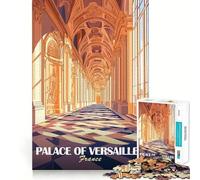 Puzzle degli interni della Reggia di Versailles per adulti, 1000 pezzi, rompicapo per la mente, assemblaggio lento, regalo perfetto (50x75cm)