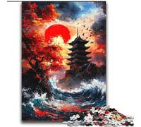 Puzzle dei templi giapponesi per adulti e adolescenti, adatti a bambini dai 14 anni in su Divertimento in famiglia tutta la famiglia (70x100cm)