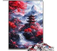 Puzzle dei templi giapponesi per adulti e ragazzi, 2000 pezzi, gioco stimolante e gioco per famiglie, regalo di compleanno, regali, arte murale (70x100cm)