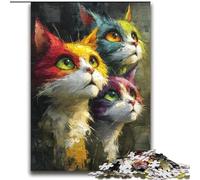 Puzzle dei tre gatti per adolescenti, 2000 puzzle, giocattoli da gioco stimolanti Ogni pezzo è unico Gioco stimolante e divertente per tutta la famiglia (70x100cm)