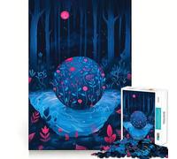 Puzzle del Bosco delle Meraviglie 1000 pezzi Gioco di logica e pensiero creativo Taglio esperto Artigianato Momento di tranquillità Esercizio mentale a casa (38x26cm)