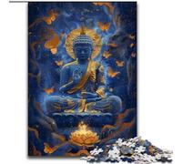 Puzzle del Buddha d'oro per adulti e adolescenti, gioco stimolante e gioco per famiglie, regalo di compleanno, regali, arte murale (50x75cm)