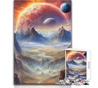 Puzzle del campo marziano per adolescenti, 1000 pezzi, risoluzione dei problemi, divertimento educativo, meravigliosa opzione regalo premurosa, dimensioni 38x26cm