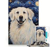 Puzzle del cane da montagna dei Pirenei, 1000 pezzi, gioco di abilità mentale, rilassante, taglio di precisione, pezzo da collezione (38x52cm)