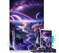 Puzzle del Canyon del fiume Amethyst per adolescenti,1000 pezzi,gioco divertente per la mente,connessione pulita e senza interruzioni,un modo coinvolgente per passare il tempo libero (50x75cm)