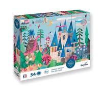Puzzle del castello delle fate in 54 pezzi - Nuova versione educativa per i bambini - Nouvo