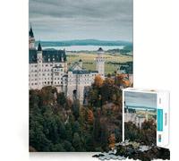 Puzzle del Castello di Neuschwanstein da 1000 pezzi per ragazzi, gioco stimolante per la mente, attività artistica da fare in famiglia, regalo creativo (38x52cm)