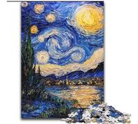 Puzzle del castello nel cielo notturno per adulti e adolescenti, puzzle da 1000 pezzi, adatto per bambini dai 14 anni in su, idee regalo per migliorare la memoria (50x75cm)