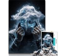 Puzzle del cavaliere per adolescenti Puzzle da 1000 pezzi per adolescenti, aiuta il cervello a esercitare i giocattoli avvincenti per coltivare la pazienza Un'opera d'arte (50x75cm)