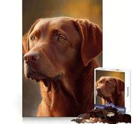 Puzzle del Chesapeake Bay Retriever per ragazzi, 1000 pezzi, per lo sviluppo della destrezza mentale, ideale per i momenti di relax, taglio di alta qualità, regalo di Natale (38x26cm)