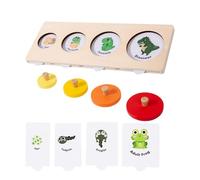 Puzzle del ciclo di vita, giochi di puzzle per bambini - Puzzle educativi divertenti Puzzle,Gioco di combinazione in legno portatile con di corrispondenza per bambini da 3 a