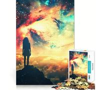 Puzzle del cielo notturno da 1000 pezzi per adolescenti, gioco di abilità mentale, divertimento rilassante, design da assemblare, (50x75cm)