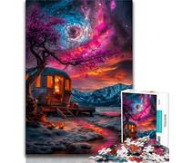 Puzzle del cielo notturno di Andromeda per adolescenti, 1000 pezzi, giochi educativi, decorazione da parete, regali unici per compleanno e Natale, 50x75cm