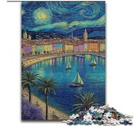 Puzzle del cielo notturno per adulti, puzzle da 1000 pezzi, giocattoli avvincenti per la decorazione della casa (26x38cm)