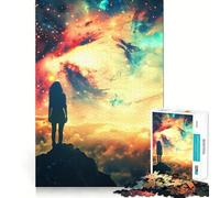 Puzzle del cielo notturno per ragazzi, 1000 pezzi, stimola la memoria, gioco al chiuso, assemblaggio di immagini, regalo per le vacanze (38x26cm)