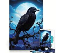 Puzzle del corvo per ragazzi, 1000 pezzi, gioco di logica, rilassante, taglio preciso, (38x52cm)