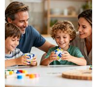 Puzzle Del Cubo Labirinto - Allenamento Mentale Coinvolgente per lo Sviluppo a e 'Educazione - Giocattolo Sensoriale 3D con Sfera Rotante | Per Famiglia Adulti Adolescenti Ragazzi Ragazze Bambini