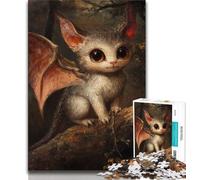 Puzzle del demone del gatto per adulti e adolescenti, puzzle da 1000 pezzi, aiuta il cervello a esercitare i giocattoli avvincenti per coltivare la pazienza, un'opera d'arte (50x75cm)